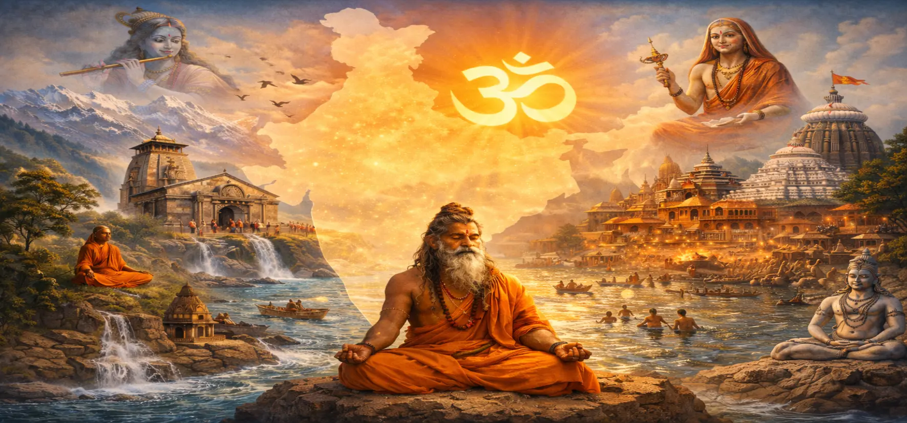 Spiritual Wisdom Flows Across India