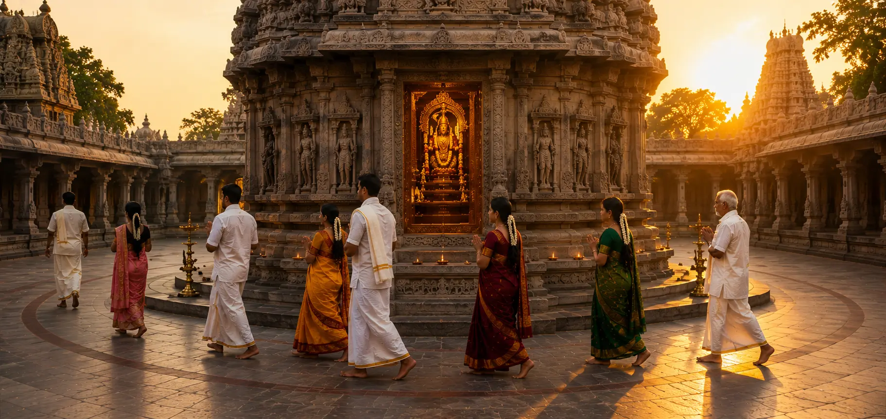 The Science Behind Pradakshina Around Temples